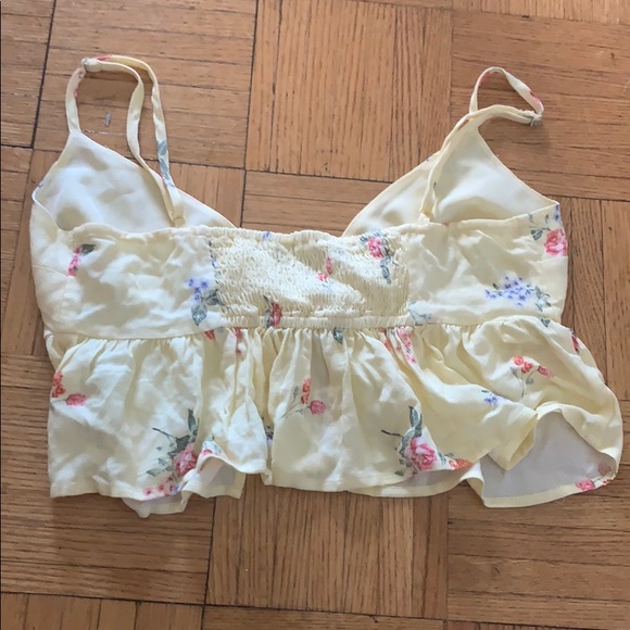 Forever 21 Flowy Crop Top - Picture 2 of 3